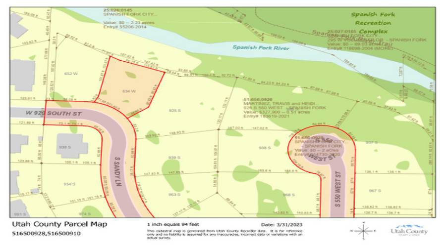 634 SANDY LN, Spanish Fork, Utah 84660, ,Land,For Sale,SANDY,1869146